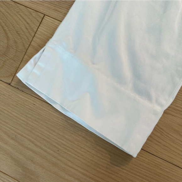 Claudia Ev White Summer Cropped Capri - Picture 3 of 9